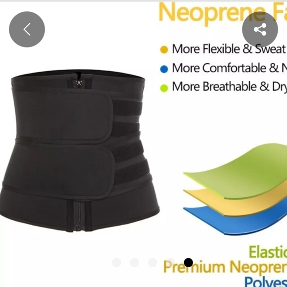 NEW WAIST CHINCHER DOUBLE STRAP BODY SHAPER PLUS SIZE 2XL - Picture 5 of 5